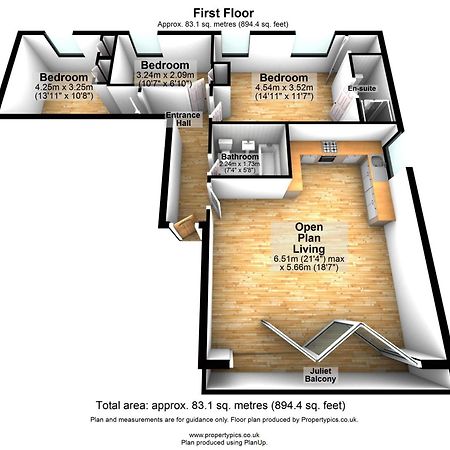 Spacious, 3 Bedroom, 2 Bathroom, Surbiton Exteriör bild